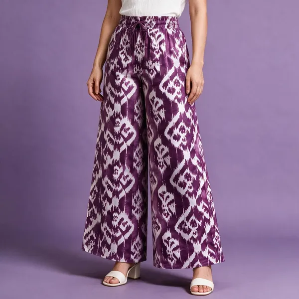 Purple_Pure_Cotton_Flared_Palazzo_For_Women