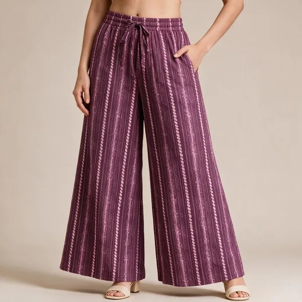 Purple_Pure_Cotton_Flared_Palazzo_For_Women