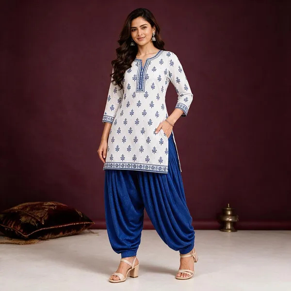 Royal_Blue_Pure_Cotton_Patiala_Salwar_Pant_For_Women