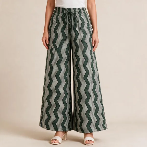 Green_Pure_Cotton_Flared_Palazzo_For_Women