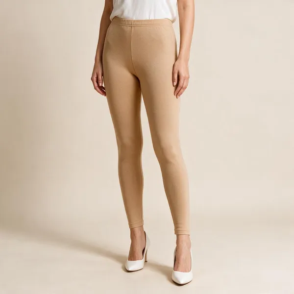 Deep_Skin_Cotton_Lycra_Ankle_Length_Leggings_For_Women
