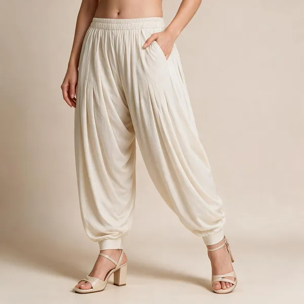 Off_White_Pure_Cotton_Patiala_Salwar_Pant_For_Women