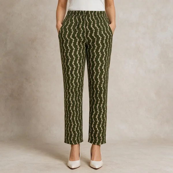 Green_Premium_Cotton_Lycra_Straight_Fit_Pants_For_Women