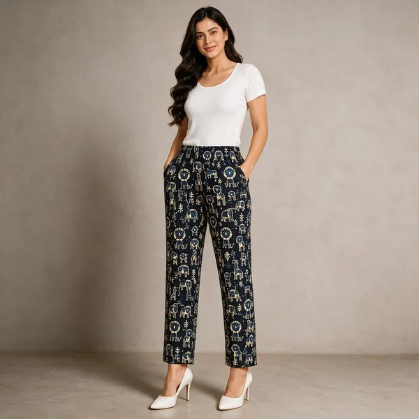 Navy_Blue_Printed_Pure_Cotton_Printed_Straight_Fit_Pants_For_Women