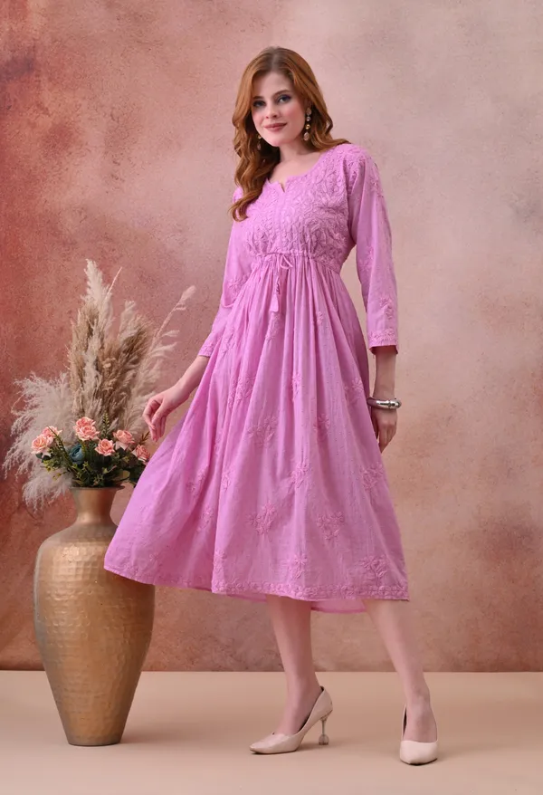 Blush_Pink_Hand-Embroidered_Chikankari_Dobby_Cotton_Midi_Dress