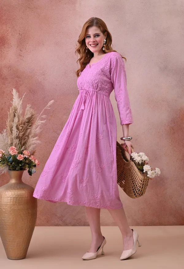 Blush_Pink_Hand-Embroidered_Chikankari_Dobby_Cotton_Midi_Dress