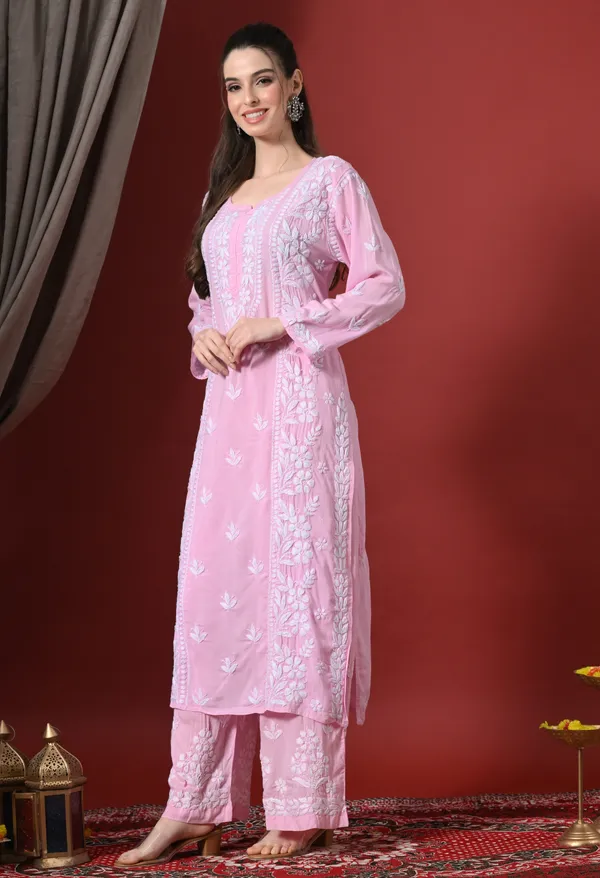 Premium_Modal_Chikankari_Embroidered_Set_-_Pink