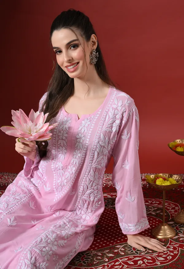Premium_Modal_Chikankari_Embroidered_Set_-_Pink