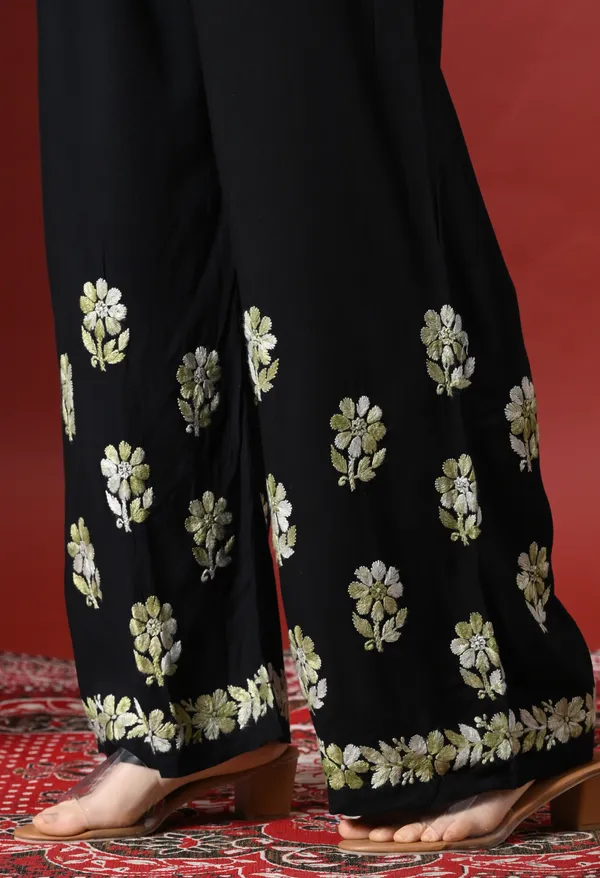 Syrish_Elegance_Handcrafted_Rayon_Chikankari_Set-Green