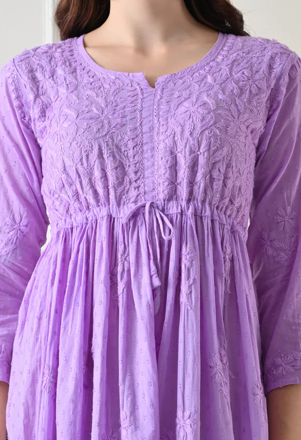 Blush_Purple__Hand-Embroidered_Chikankari_Dobby_Cotton_Midi_Dress