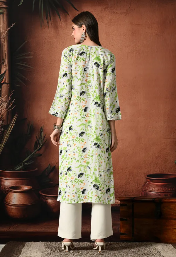Syrish_black_accents_Floral_Handcrafted_Chikankari_Mulmul_Kurta
