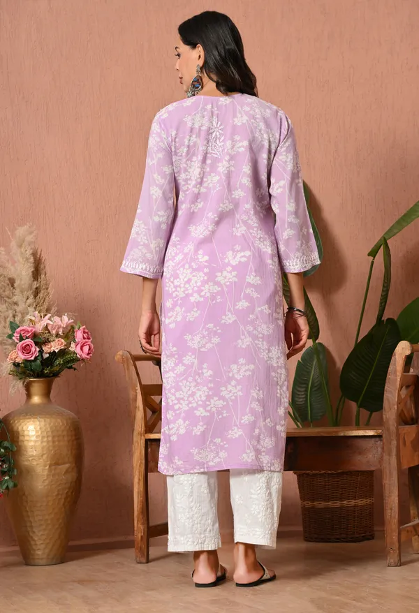 Syrish_Meher_Purple_Chikankari_Straight_Kurta