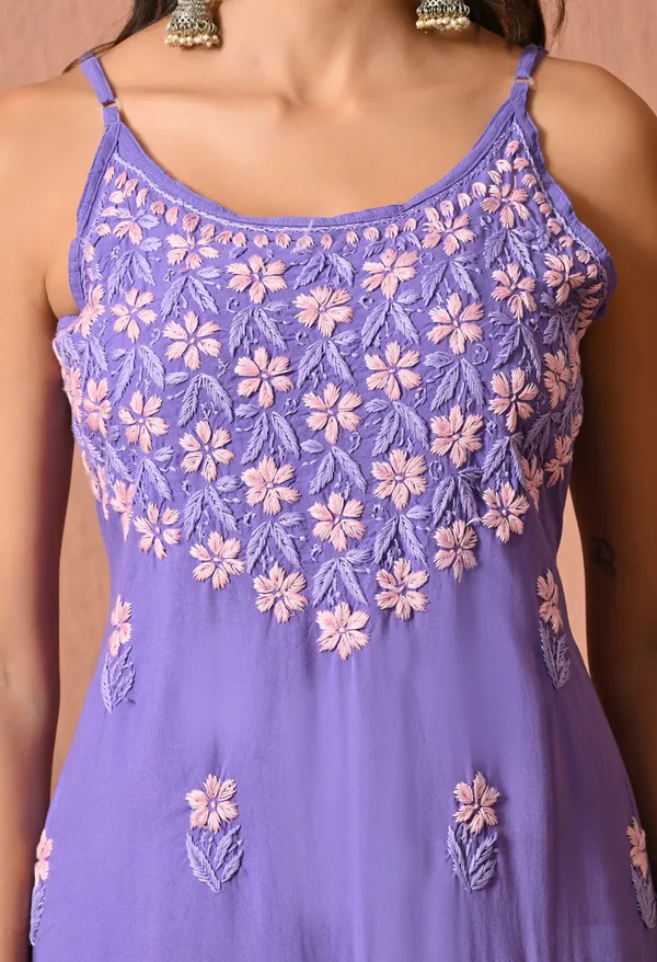 Syrish_Handcrafted_Chikankari_Rayon_Sleeveless_Kurta_�_Purple