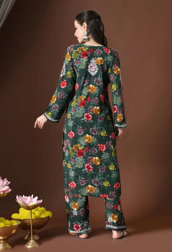 Olive_Charm_Rayon_Floral_Chikankari_Set