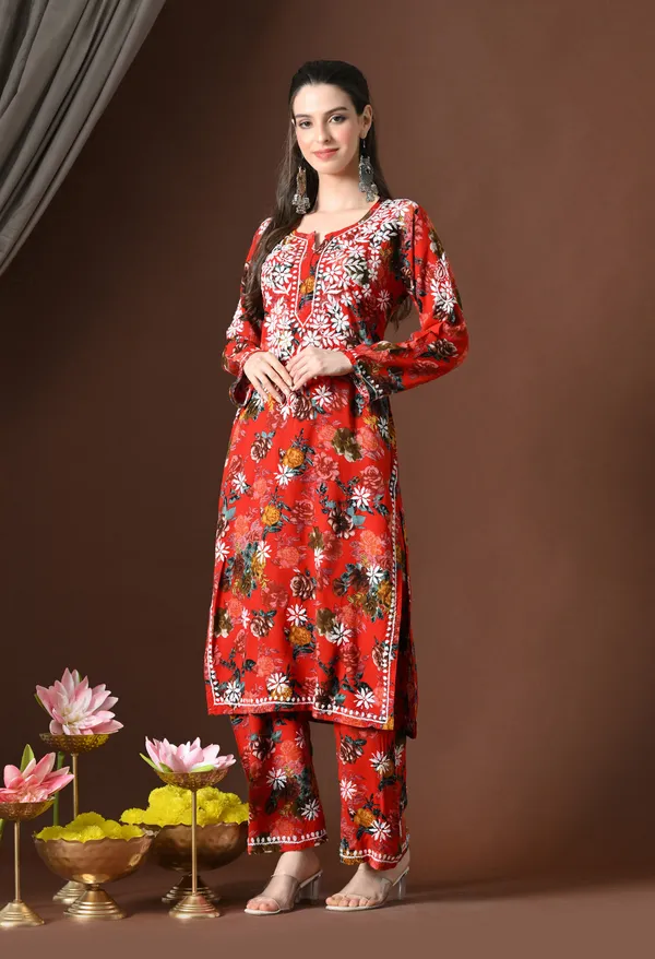 Ruby_Garden_Hand-Embroidered_Chikankari_Suit_Set