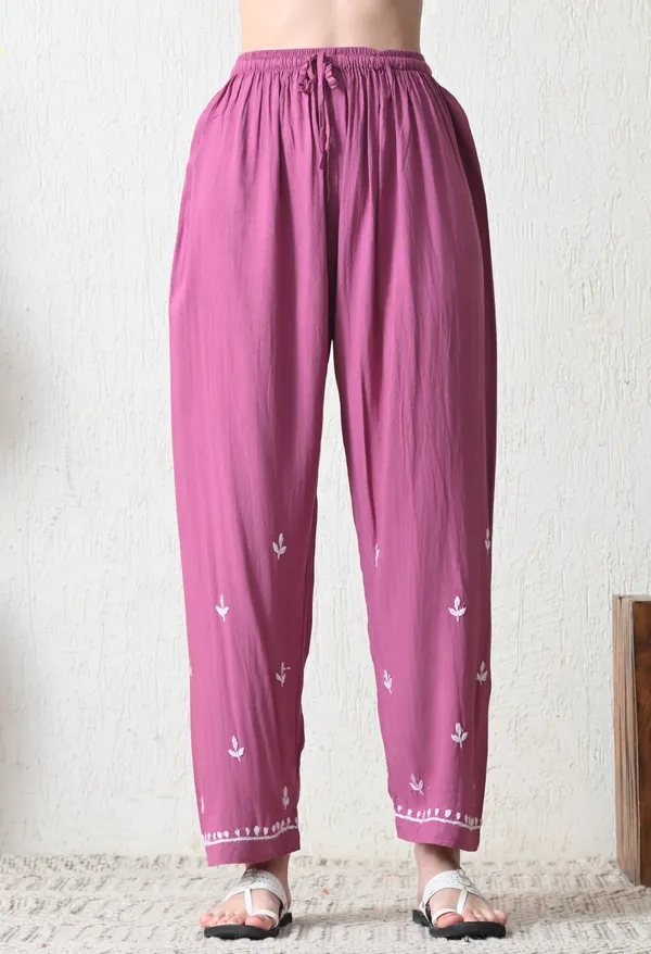 Onion_Pink_Rayon_Chikankari_Straight_Kurta_Set_with_Hand_Embroidery