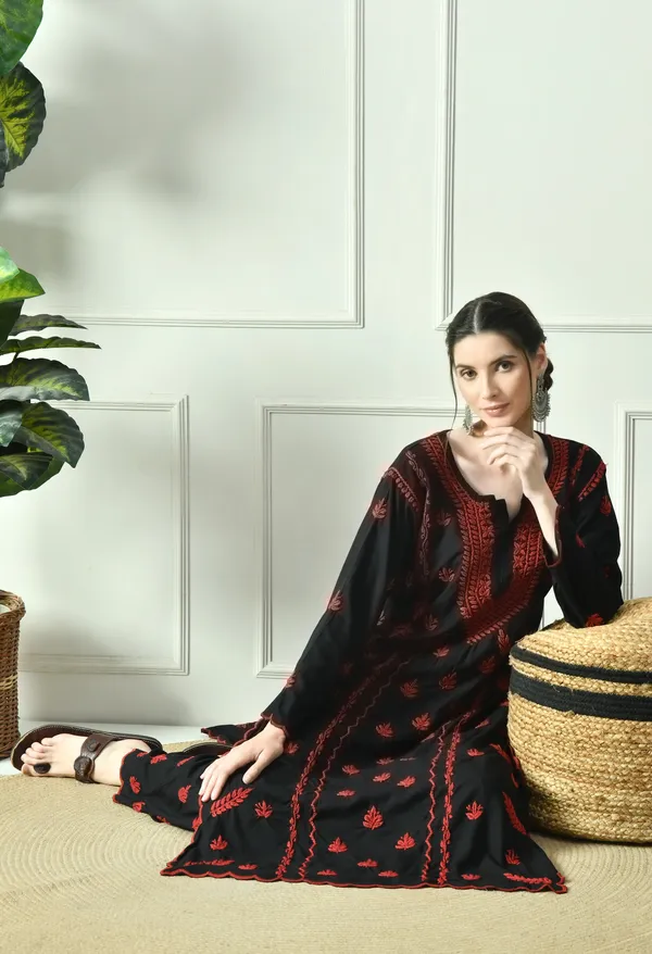 Black_Beauty_Vibrant_Chikankari_Set-_Red