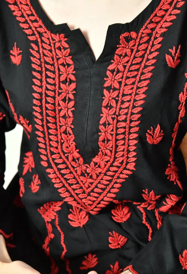 Black_Beauty_Vibrant_Chikankari_Set-_Red