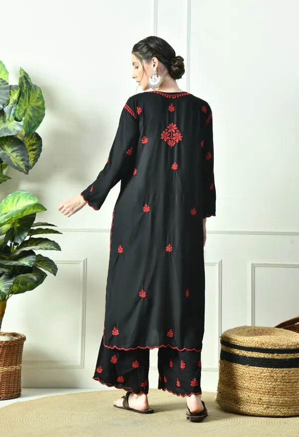 Black_Beauty_Vibrant_Chikankari_Set-_Red