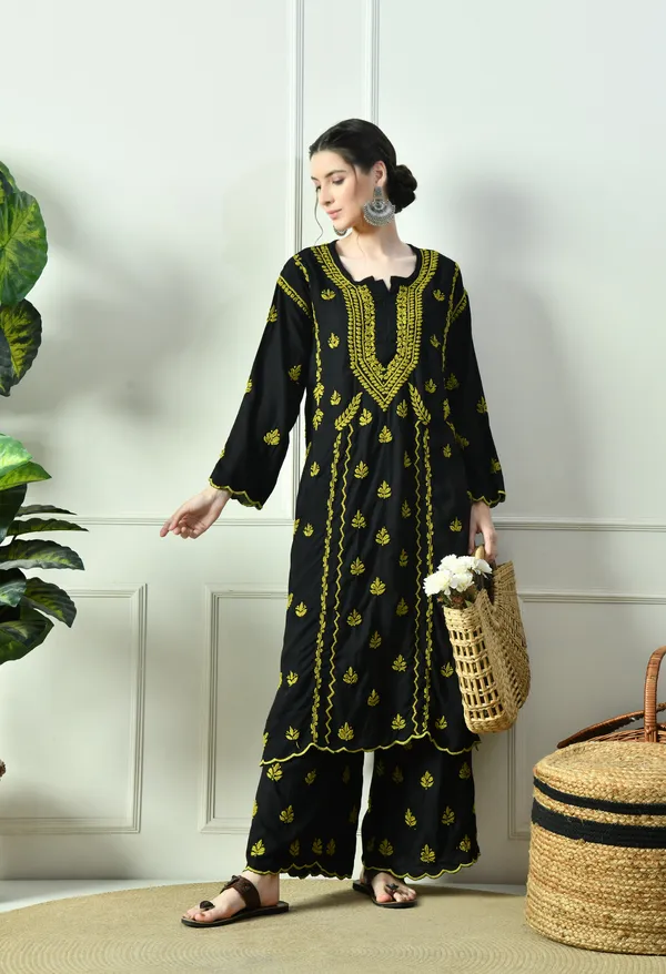 Black_Beauty_Vibrant_Chikankari_Set-_Green