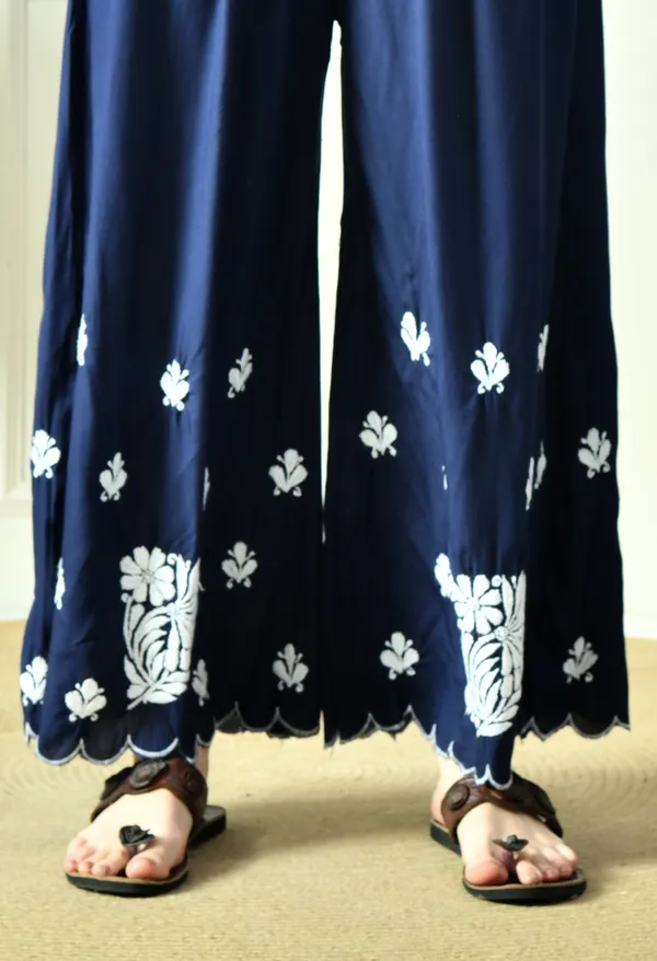 Royal_Bloom_�_Navy_Chikankari_Cutwork_Set
