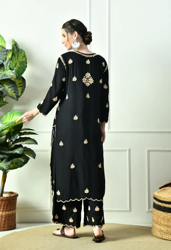 Black_Beauty_Vibrant_Chikankari_Set-_Brown