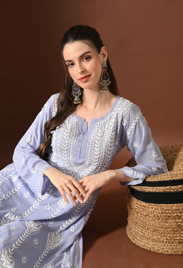 Lavender_Grace_Hand_Embroidered_Modal_Chikankari_Kurta_Palazzo_Set