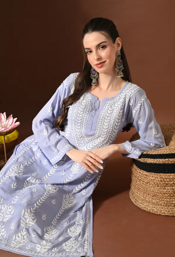 Lavender_Grace_Hand_Embroidered_Modal_Chikankari_Kurta_Palazzo_Set