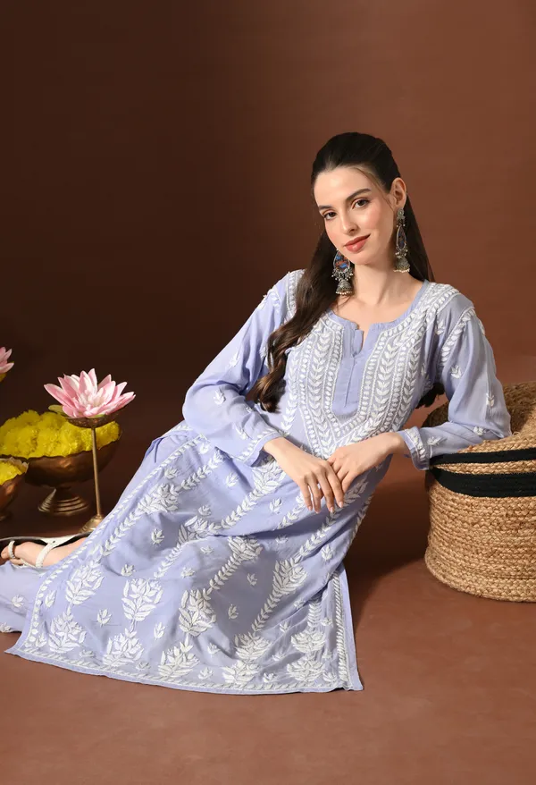 Lavender_Grace_Hand_Embroidered_Modal_Chikankari_Kurta_Palazzo_Set