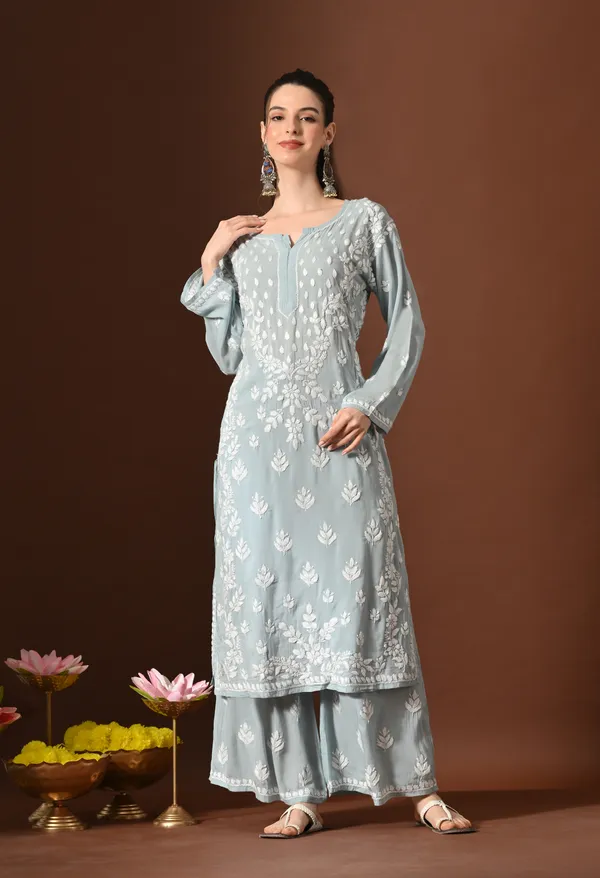 Soft_Grey_Modal_Chikankari_Embroidered_Kurta_with_Matching_Pants