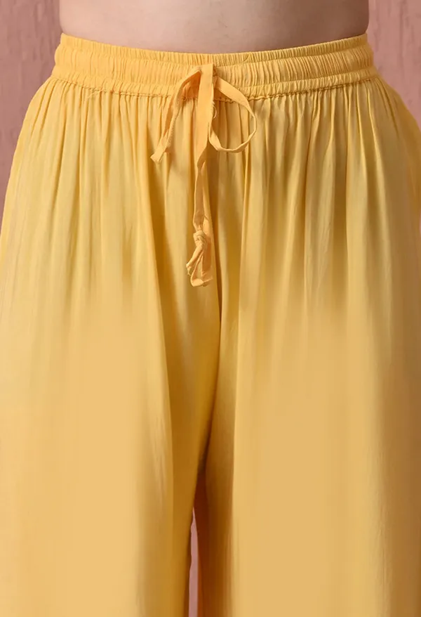 Syrish_Yellow_Hand_Embroidered_Chikankari_Modal_Kurta_Set