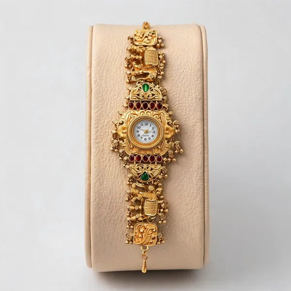 Gold_Brass_Copper_Watch_For_Women