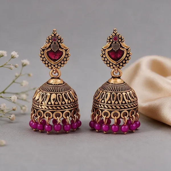 Gold_Brass_Copper_Earring_For_Women