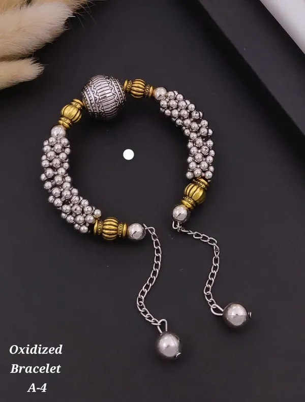 White_Brass_&_Copper_Bracelet_For_Women