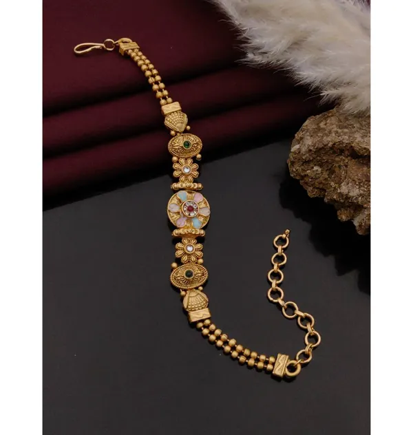 Gold_Brass_&_Copper_Bracelet_For_Women