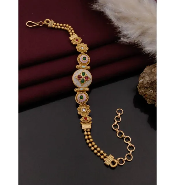 Gold_Brass_&_Copper_Bracelet_For_Women