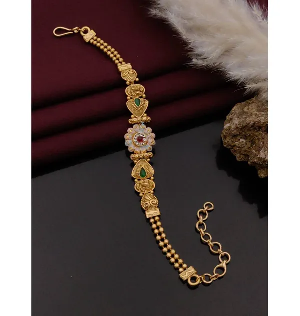 Gold_Brass_Copper_Polished_Bracelet_For_Women