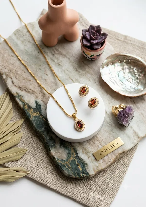 Gold_Brass_Copper_Imitation_Chain_Pendant_For_Women