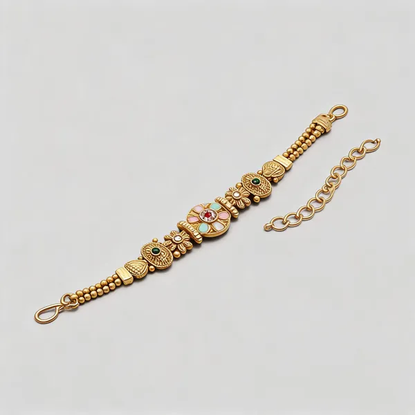 Gold_Brass_&_Copper_Bracelet_For_Women