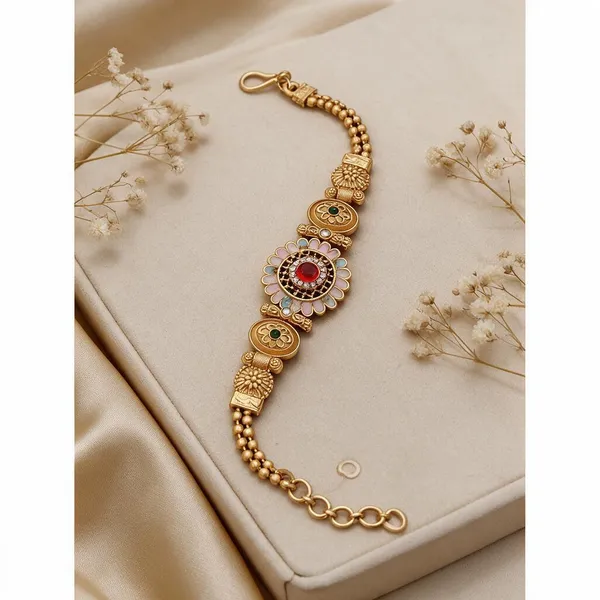 Gold_Brass_&_Copper_Bracelet_For_Women