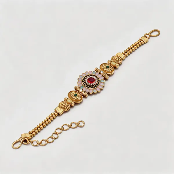 Gold_Brass_&_Copper_Bracelet_For_Women