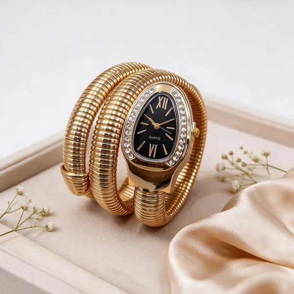 Gold_Brass_Copper_Imitation_Watch_For_Women