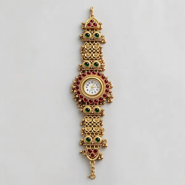 Gold_Brass_&_Copper_Jewellery_Watch_For_Women
