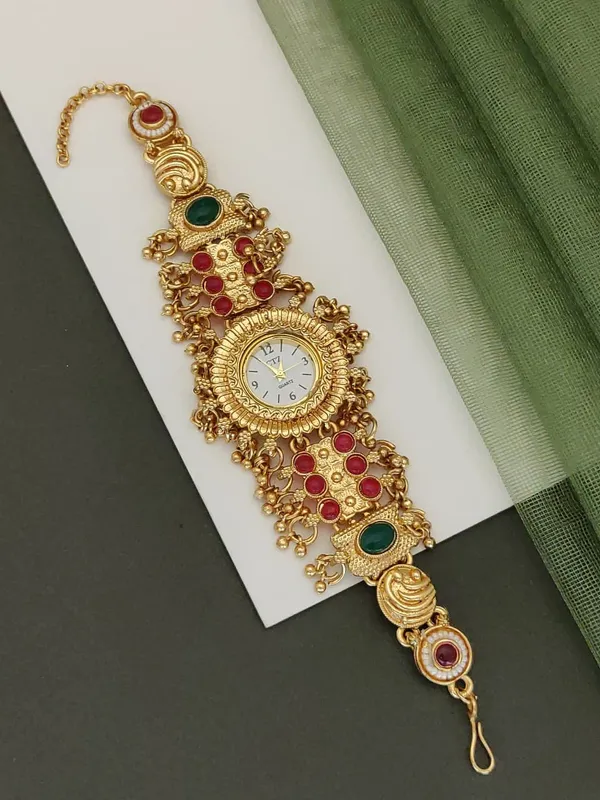 Gold_Brass_Copper_Watch_For_Women