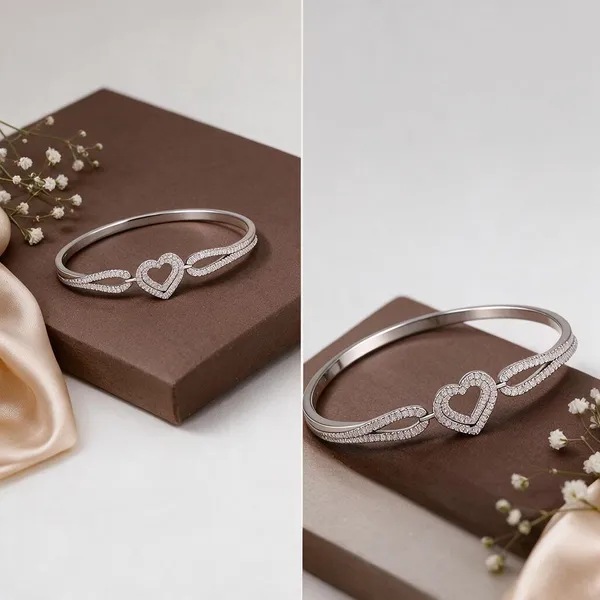 Silver_Brass_&_Copper_Bracelet_For_Women