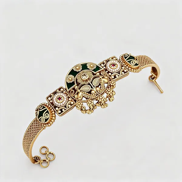 Gold_Brass_&_Copper_Bracelet_For_Women