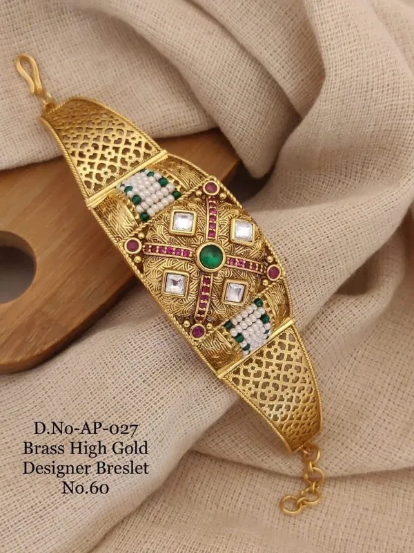 Gold_Brass_&_Copper_Bracelet_For_Women
