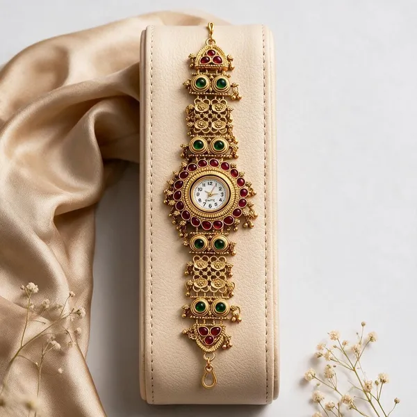 Gold_Brass_Copper_Watch_For_Women