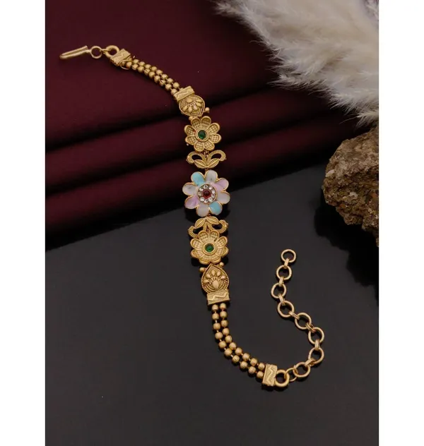 Gold_Brass_&_Copper_Bracelet_For_Women