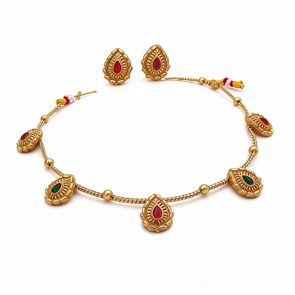 Gold_Brass_Copper_Choker_For_Women